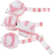 Totority 4pcs Plush Cat Mouse Durable Fun Mouse Shape for Cats Indoor Entertainment for Kittens Charming Engage Your Feline Friends