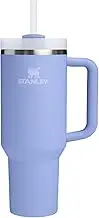 Stanley Quencher H2.0 Tumbler with Handle and Straw 40 oz | Flowstate 3-Position Lid | Cup Holder Compatible for Travel | Insulated Stainless Steel Cup | BPA-Free | Hydrangea
