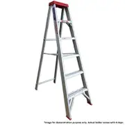 Indalex Single Sided Aluminium 4 Step Ladder 1.2m
