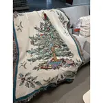 MERRY CHRISTMAS 聖誕 聖誕樹毯子掛毯