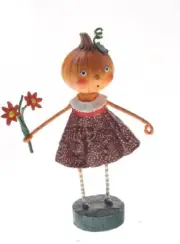 LORI MITCHELL ~ Pumpkin Spice ~ Folk Art Halloween or Harvest Kid Free Ship