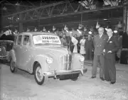 Austin A40 1949 Advertising Motor Show Car Old Photo 3