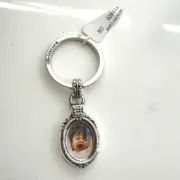 Brighton Memory Lane Keychain Oval Picture Frame Holder NWT