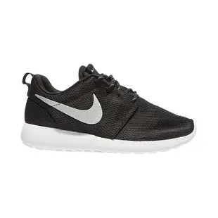 【NIKE】WMNS NIKE ROSHERUN 復古 輕量 黑底銀勾 慢跑(511882-094)