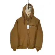 Carhartt Wildwood Jacket Sherpa Lined Womens XXL 100815-211 Carhartt Brown NWT