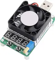 Respicefinem LD35 USB Electronic Load Tester 35W Battery Tester with Digital Display Adjustable Resistor for Voltage Current Measurement Dual USB Ports