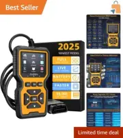 Comprehensive ZM201 OBDII Scanner - Professional Engine Code Reader & Reset Tool