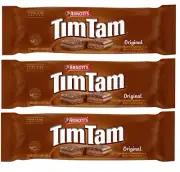3 Packs x 200g Each - Arnott's Tim Tam Original Chocolate Biscuit Tim-Tam AU