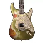 Paoletti Guitars Stratospheric Loft HSS Relic Firemist Lime Custom Electric NEW!