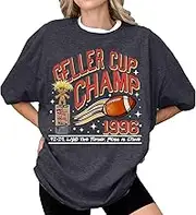 Work Out Shirt Friends TV Show Tee Football Trophy Graphic Tee Retro 1996 Geller Bowl Shirt Shirt Funny Thanksgiving Football Shirt