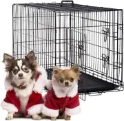 30 Inch Dog Crates for Large Dogs Folding Mental Wire Crates Dog Kennels