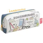 日本正版 角落生物 眼鏡相機造型系列 皮革 丹寧布 筆袋 鉛筆盒