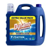 Dynamo 5.4L Professional 7 In 1 Liquid Laundry Detergent Bulk Cleaning Pack