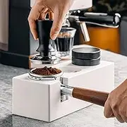 Espresso Tamper Station for 51/54/58MM Espresso Tamper Portafilters,Coffee Tamper Holder Base, Espresso Tamper Organizer (WHITE)