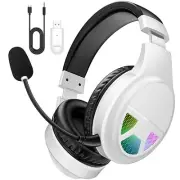 2.4GHz Wireless Gaming Headset for PC PS5 PS4 Switch USB Gaming Headphones wi...