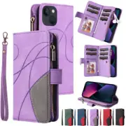 For Nokia G21 G11 G50 X20 2.4 3.4 Magnetic Flip Leather Wallet Zipper Case Cover