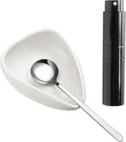1/2 Set Coffee Dosing Tray - Spray Bottle Espresso Dosing Cup Kit, Coffee Bean Bowl to Pour Coffee Beans | Coffee Bean Weighing Tray Utensil Display Container, Tea Accessory for Organizing Coffee Tea.