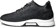 [Conzuri] V2 Cloud Runners - Stylish Invisible Height Lifting Shoes for Men/Increase Your Height by 2.4 Inches/Great for Casual or Professional Settings