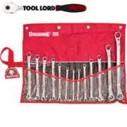Sidchrome 13 Piece Ring Spanner Set Metric & AF SCMT21100 6-19mm 1/4"-1"
