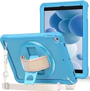 ProCase Kids Case for iPad 9.7 Inch 5th 6th Gen/iPad Air 2 / iPad Pro 9.7 Case, Heavy Duty Shockproof Rugged Cover with Hand Strap 360 Degree Rotatable Kickstand Protective for iPad 9.7" -Blue