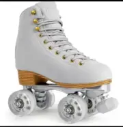 Tuosamtin Roller Skates for Women or Men with Height Adjustable Rubber -Size 7