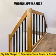 16-Pack Aluminum Alloy Deck Balusters 29.5x1 Staircase Baluster with Screws for