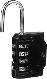 LIFKICH Zinc Alloy Small Combination Lock Luggage Suitcase Door Padlock 4- Password Lock for Safety and Security Easy to Set Use