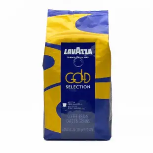 【LAVAZZA】GOLD SELECTION 咖啡豆(1000g 限量送皇雀九度角玻璃杯)