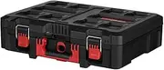 [Milwaukee] 4932464087 Weatherproof Packout Toolbox, Black, Red