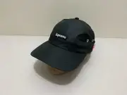 Supreme Mens Cap Hat One Size New Box Logo Crown Band Nylon 6 Panel Black Colour