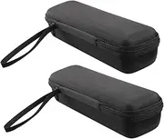 Toddmomy 2 Pcs Microphone Carry Case Shockproof Eva Storage Bag with Zipper Handheld Mic Protector for and Live Performance for Microphone Accessory Storage