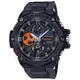 【CASIO 卡西歐】G-SHOCK 藍牙太陽能手錶-黑橘_ GST-B100B-1A4_53.8mm