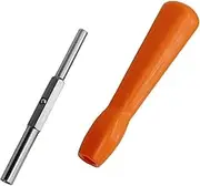 Daseeme GBA/NGC/N64/SFC/Wii Game Console disassembly Tool Screwdriver 2-in-1 Socket Screwdriver Screwdriver bit Orange 2-in-1 interceable Screwdriver 3.8mm 4.5mm 75mm 2 Orange