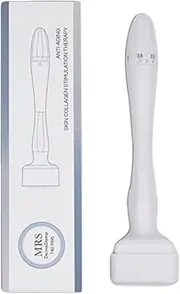 140 Needles Derma Stamp, Professional Derma Roller, 0-3mm Adjustable Microneedling for Hair Growth & Beard Growth, Stimulates Collagen, Improves Skin Texture, Reduces Scars & Wrinkles (1 PCS)