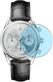 Puccy 3 Pack Anti Blue Light Screen Protector Film, compatible with TAG HEUER CARRERA CBK221B.FC6479 CseeSize：39mm TPU Guard （ Not Tempered Glass Protectors ）