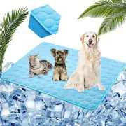 Pet Cooling Mat Cool Pad Comfortable Cushion Washable Ice Silk Self-Cooling Bed
