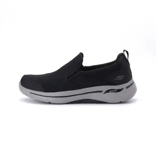 SKECHERS GOWALK ARCH FIT 套式運動健走鞋 黑 216260BKGY 男鞋