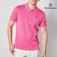 在飛比找momo購物網優惠-【Munsingwear】企鵝牌 男款桃紅色POLO衫日本製