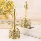 Effortless to Use Vintage Brass Hand Bell Great for Classroom Activities