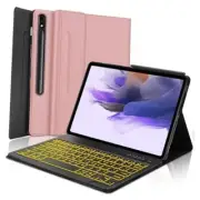 Galaxy Tab S7 FE Case 12.4" Tablets with Keyboard for Samsung Galaxy Tab S8
