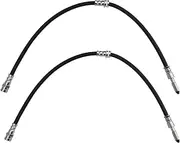 TRQ Brake Hose Set Compatible with 2015-2018 Audi Q3 Q3 Quattro 2009-2018 Volkswagen Tiguan