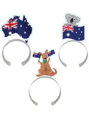 Australia Day Pack of 8 Headbands