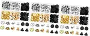 [TEHAUX] 168 Pcs Pin Holder Pin Keepers Locking Brooch Pin Base Tie Tacks Badge Lapel Pin Back Badges Backing Holder Clasp Replacement Flat Round Pin Backs Back Needle Copper Flat
