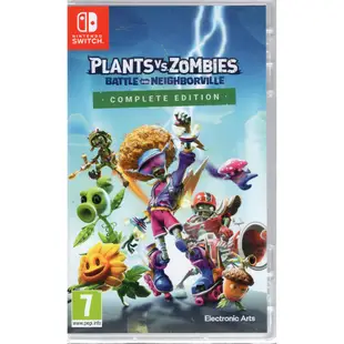 Switch遊戲 NS 植物大戰殭屍 和睦小鎮保衛戰 Plants vs. Zombies 中文版【魔力電玩】