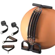 100 Pounds High Density Resistance Bands with 4 Tension Ropes Environmentally Friendly No Slip 42cm Suitable for All Age