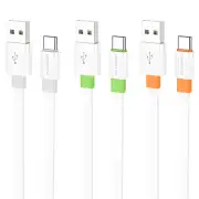 BOROFONE BX89 3A USB-A to Type-C Cable Fast Charging Data Transmission Pure Copper Core Line 1M Long for Huawei Mate50 f