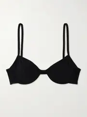 [TOTEME] TOTEME - Underwired Bikini Top - Black - x small x small Black