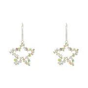 2x LVD Beaded Star Blossom Decorative Hanging Sculpture Ornament Home Decor