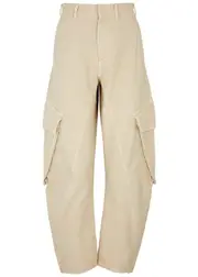 JW Anderson Twisted Canvas Cargo Trousers - Off White - W30 (W30 / UK12 / M) W30 (W30 / UK12 / M)