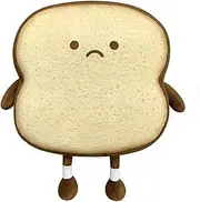 Toast Bread Pillow,Funny Bread Shape Plush Toy Pillow, Small Cute Stuffed Plush Toast Sofa Pillow,Children's Adult Home Bedroom Decoration (Brown)